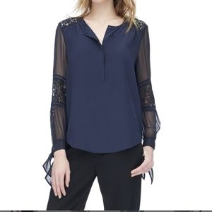 Vince Camuto Lace Blouse‎